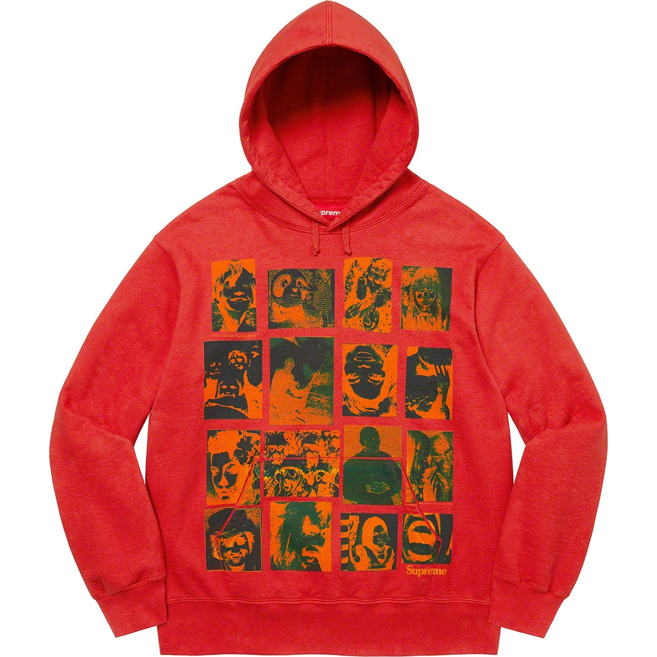 Collage Grid Hooded Sweatshirt view 3